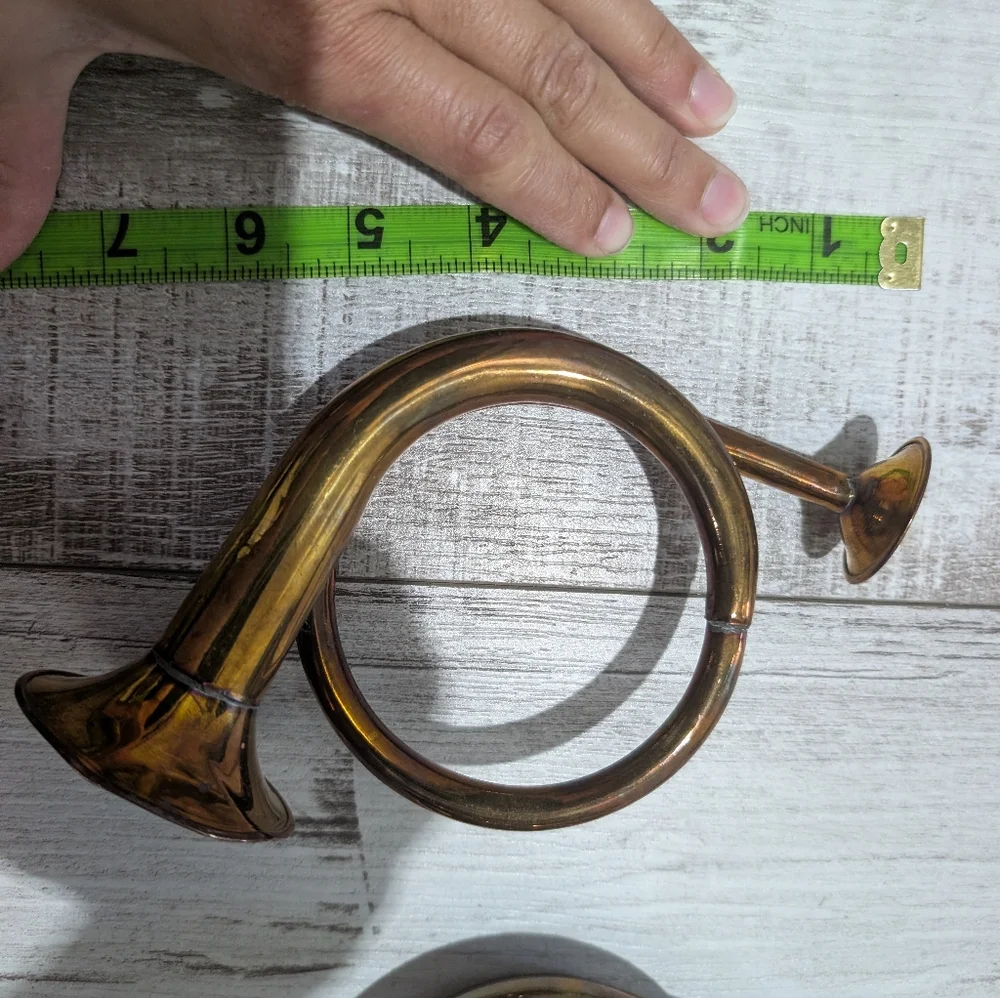 Vintage‎ Brass Wall Horn Decor7